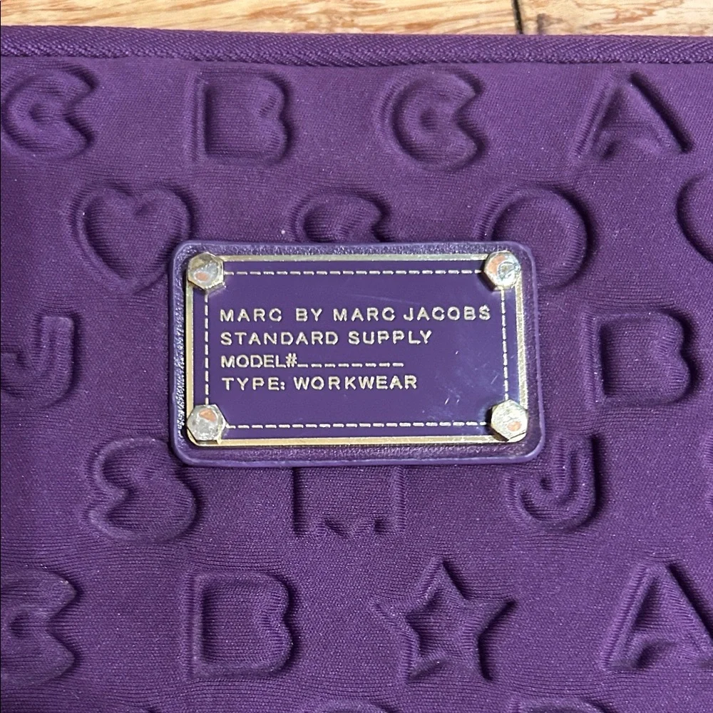 Marc by Marc Jacobs Embossed Purple Tablet Sleeve